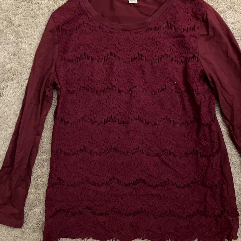 Jcrew 3/4 sleeve top
